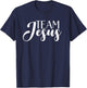 Team Jesus | Christian Jesus T-Shirt - T-Shirt | Navy