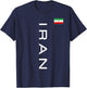Iran Flag Iranian Athletic Games Sports Jersey Style T-Shirt - T-Shirt | Navy