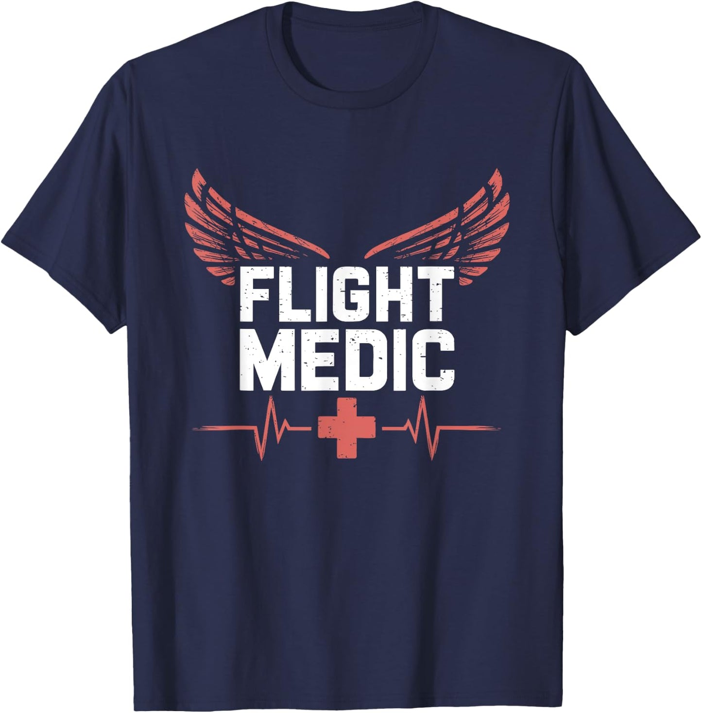 Flight Medic, Helicopter Nurse Response EMT Paramedic T-Shirt - T-Shirt | Navy