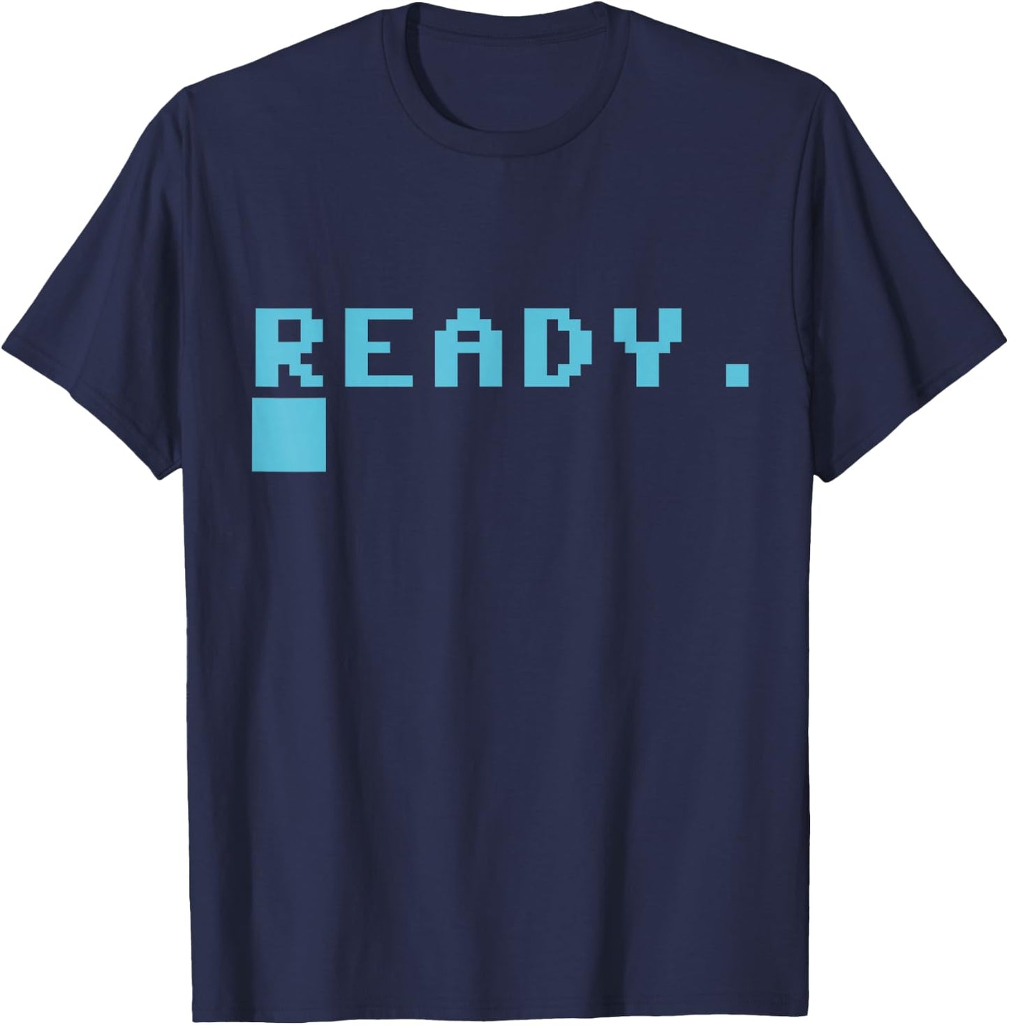 C64 Retro Gaming Computer Ready Load T-Shirt - T-Shirt | Navy