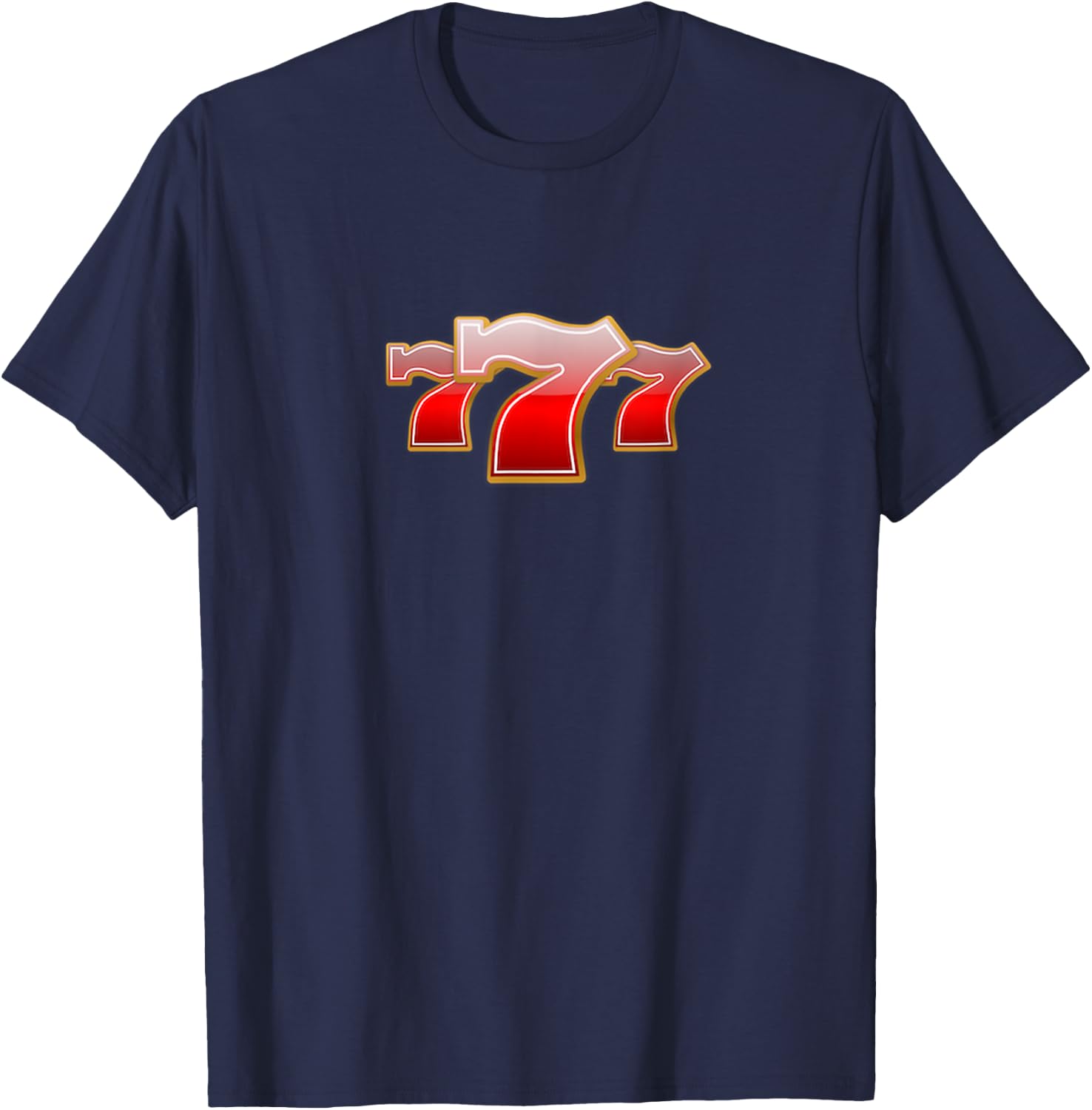 Triple Seven 777 T-Shirt - T-Shirt | Navy