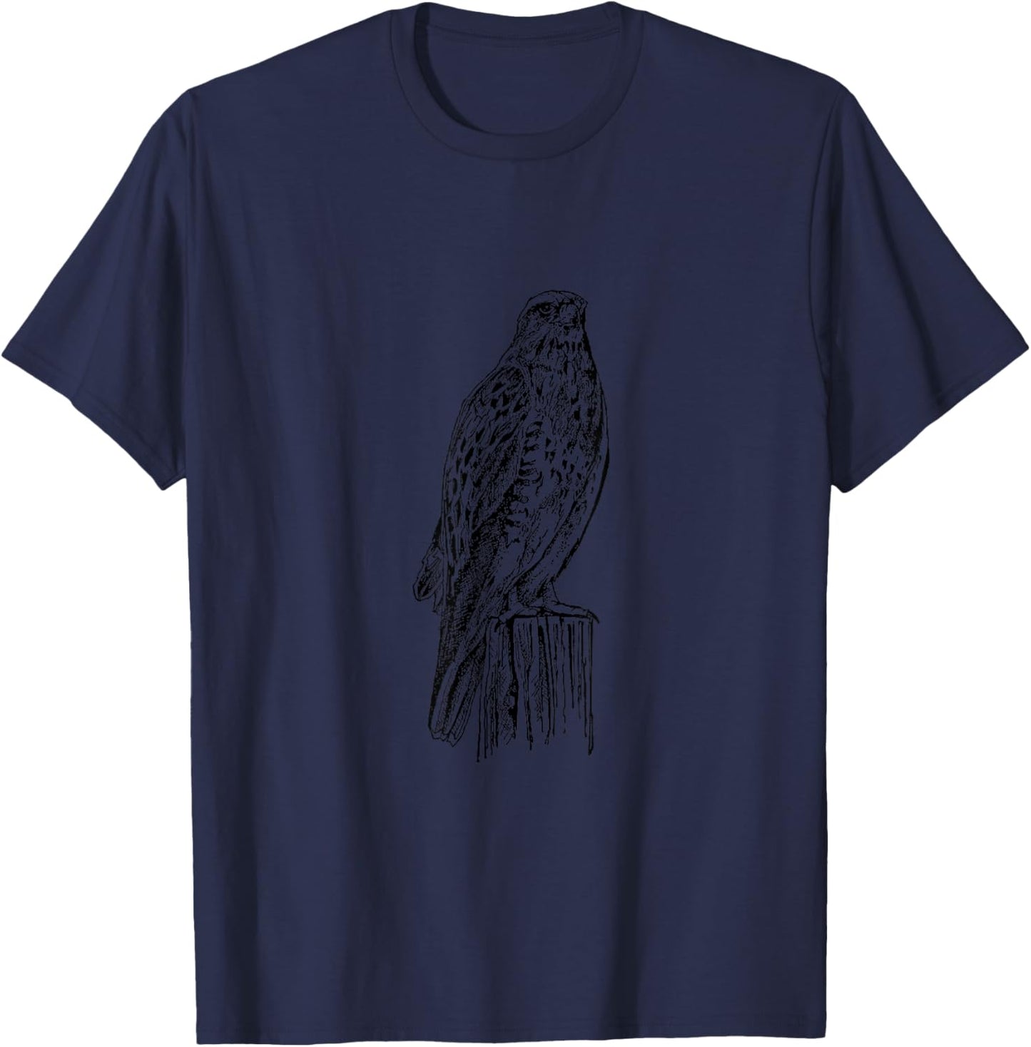 Swainson Hawk Ornithology Hawking Bird Lover T-Shirt - T-Shirt | Navy