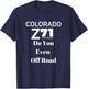 Colorado Z71 Off Road Trucking T-Shirt - T-Shirt | Navy