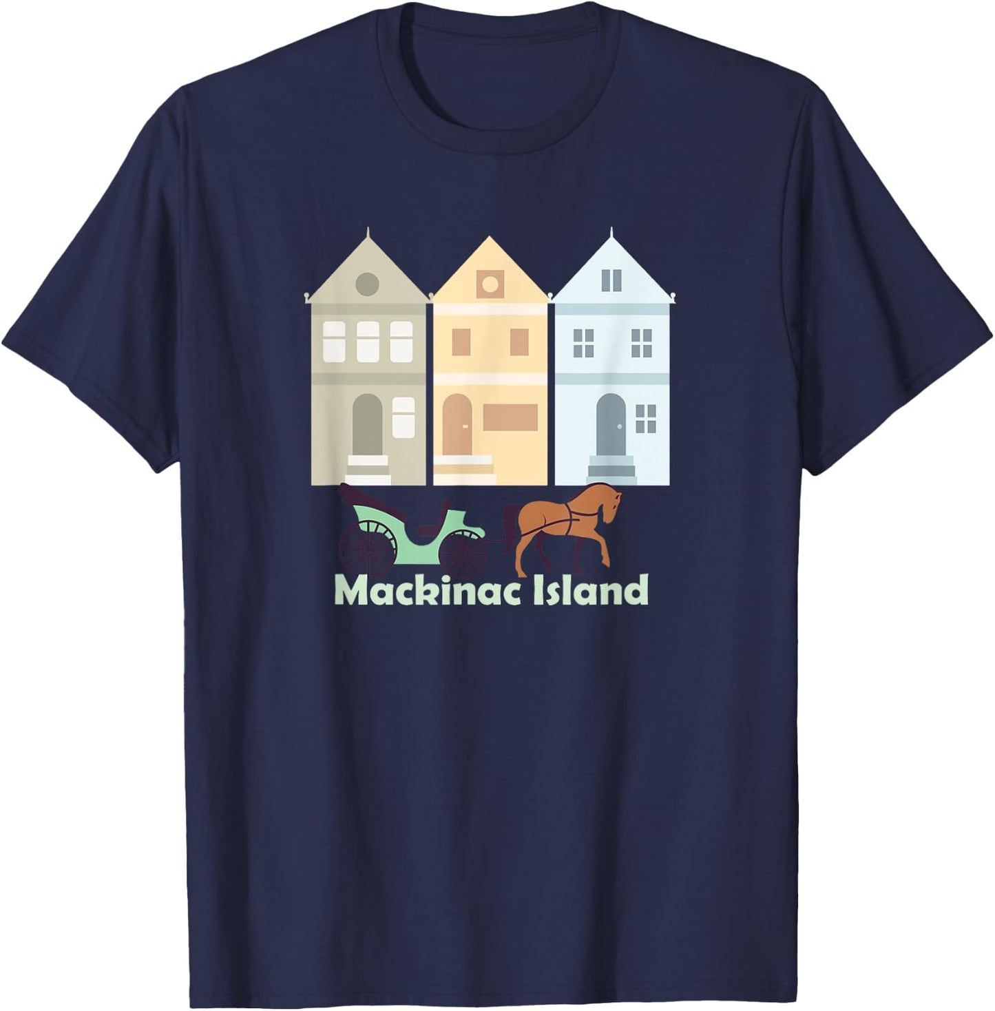 Mackinac Island T-Shirt - T-Shirt | Navy