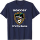 Soccer or Football Team Gift Funny Shark T-Shirt - T-Shirt | Navy