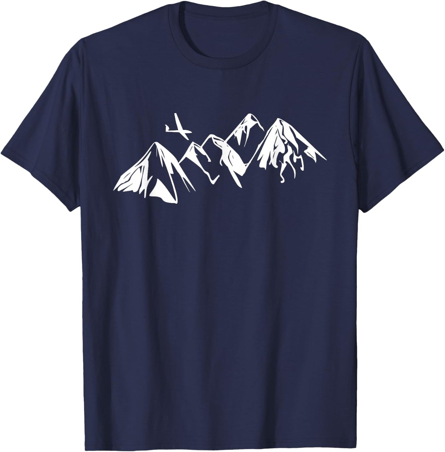 Glider Aviator Mountain Plane Gift Glider T-Shirt - T-Shirt | Navy