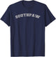 Southpaw Design for Lefty Fans - Baseball & Softball T-Shirt - T-Shirt | Navy