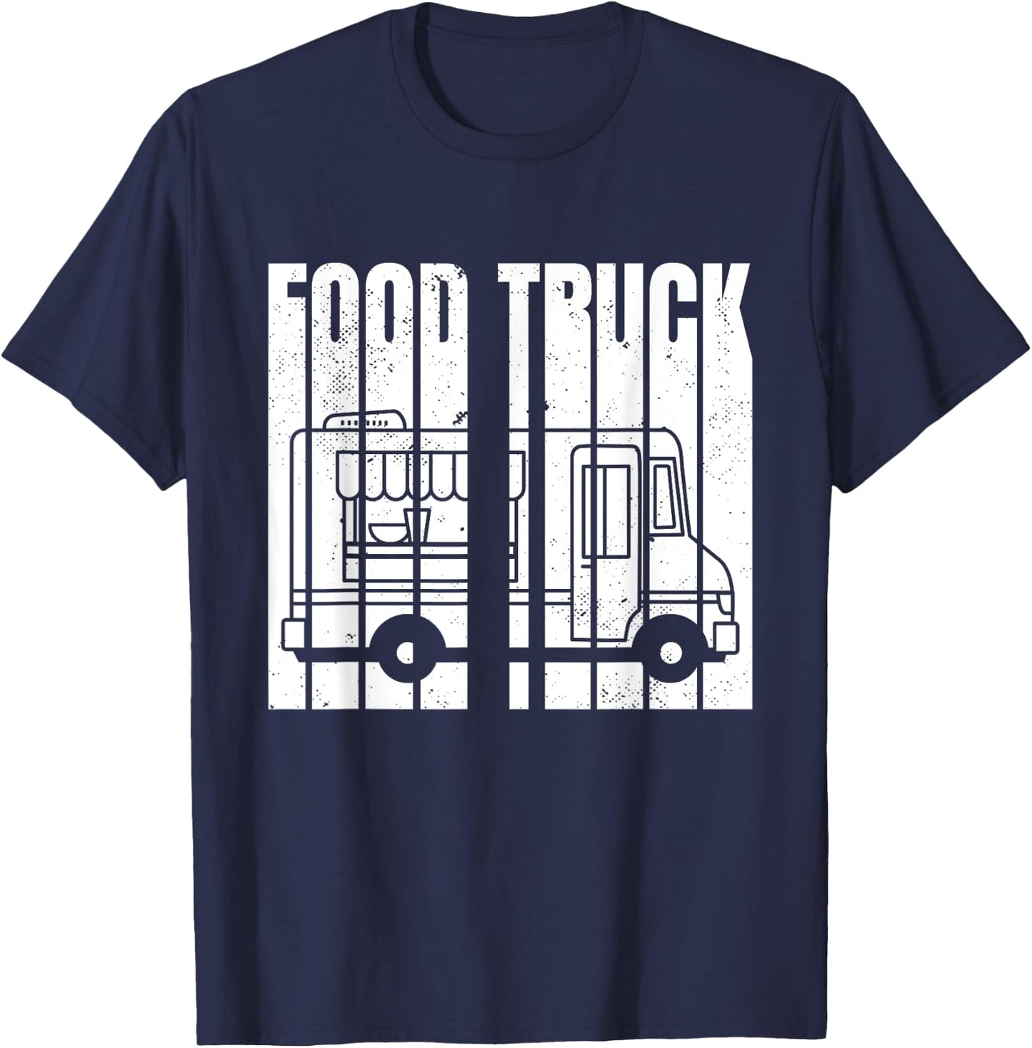 Vintage Food Truck T-Shirt - T-Shirt | Navy