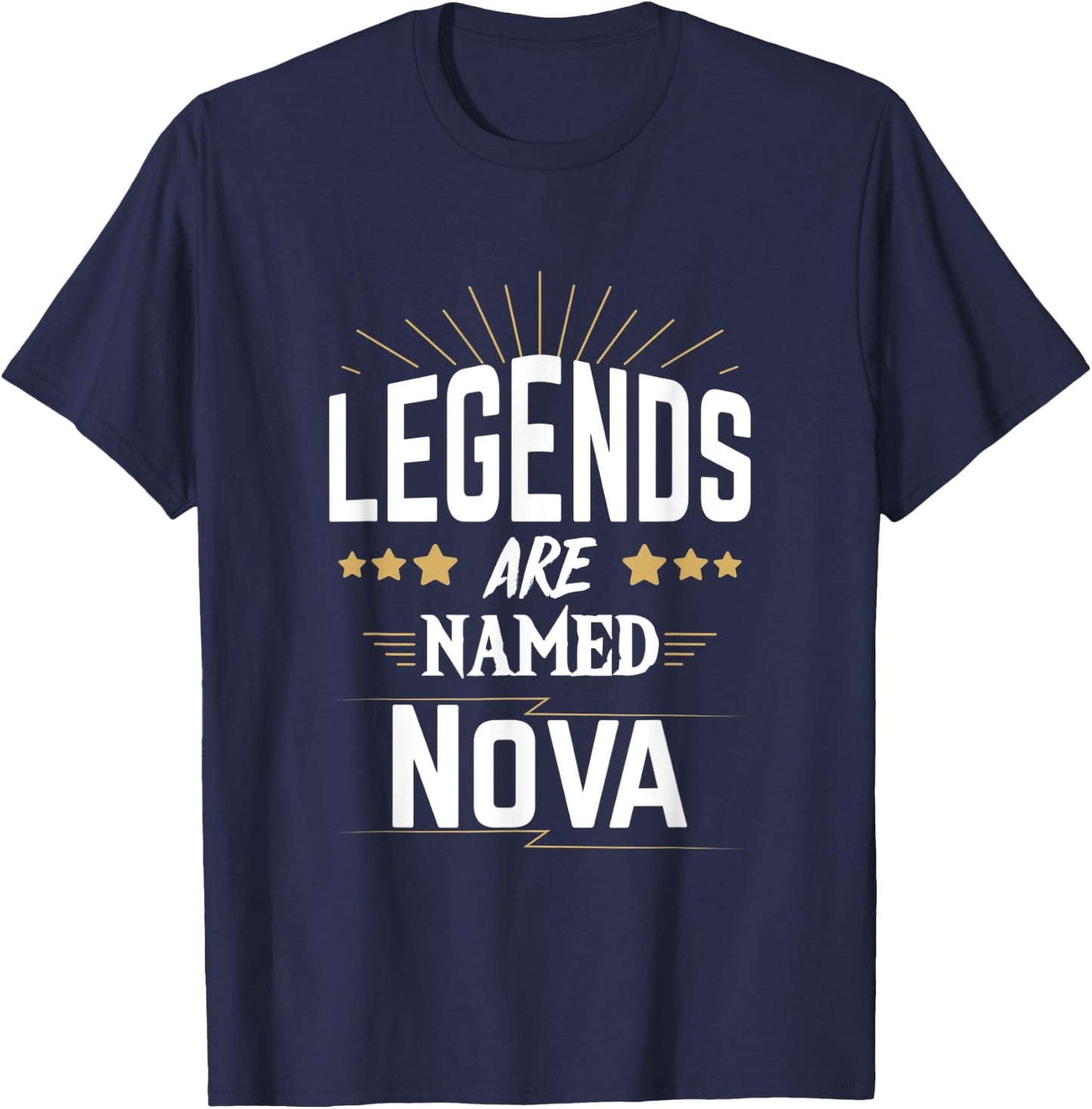 Legends Are Named Nova T-Shirt - T-Shirt | Navy