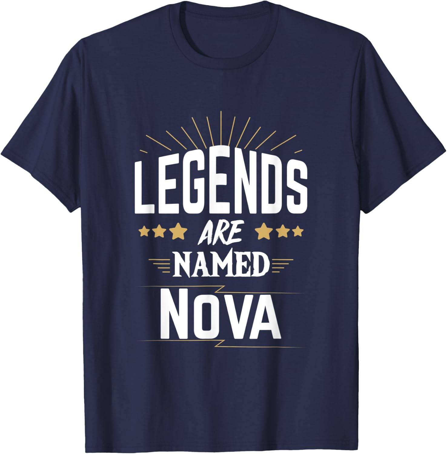 Legends Are Named Nova T-Shirt - T-Shirt | Navy