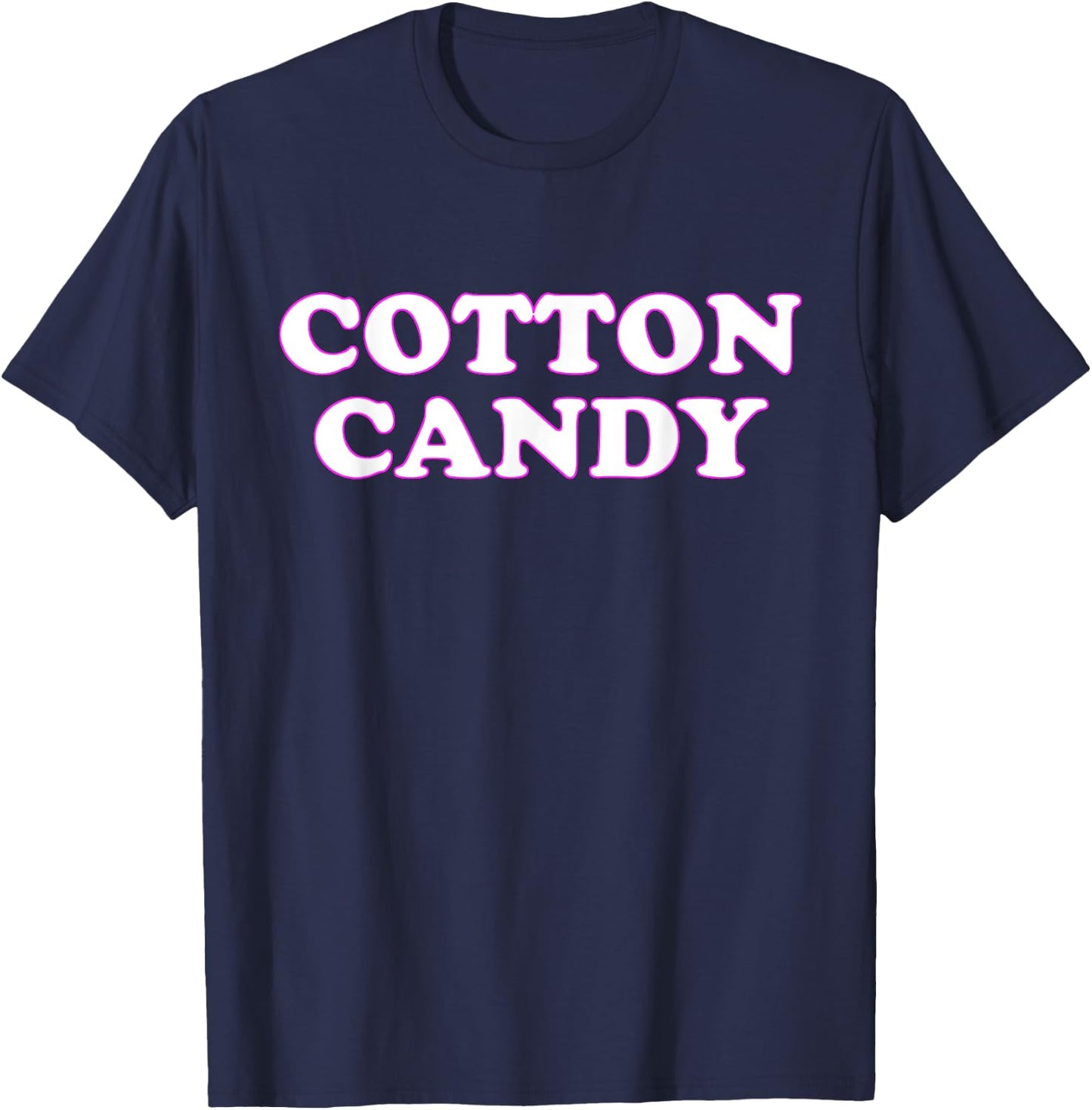 Cotton Candy Halloween Costume Pretend I'm Cotton Candy T-Shirt - T-Shirt | Navy