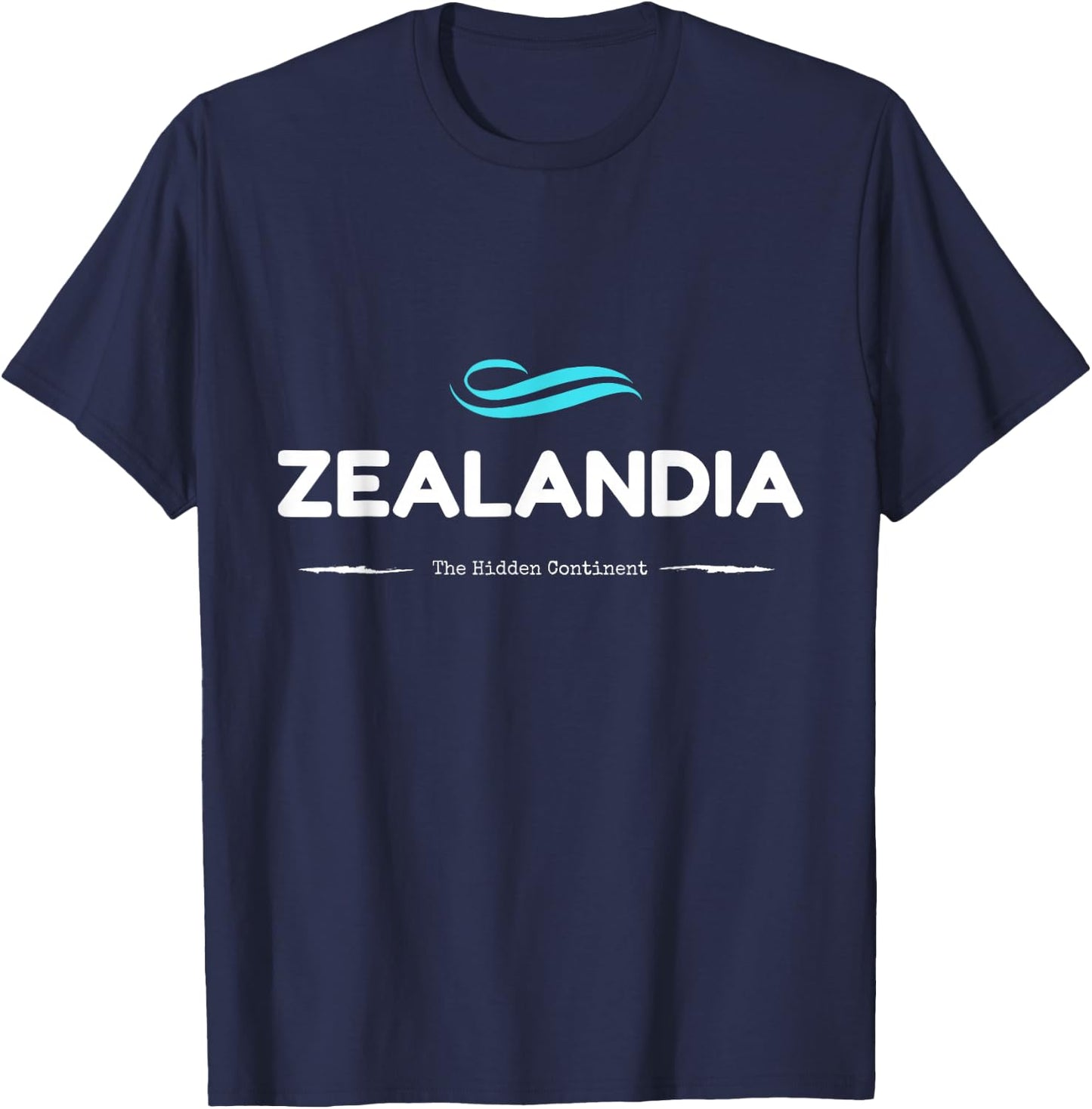 Zealandia - The Hidden Continent T-Shirt - T-Shirt | Navy