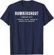 BUMBERSHOOT | Umbrella, Brolly T-Shirt - T-Shirt | Navy