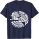 Aztec Maya Bird Symbol T-Shirt - T-Shirt | Navy