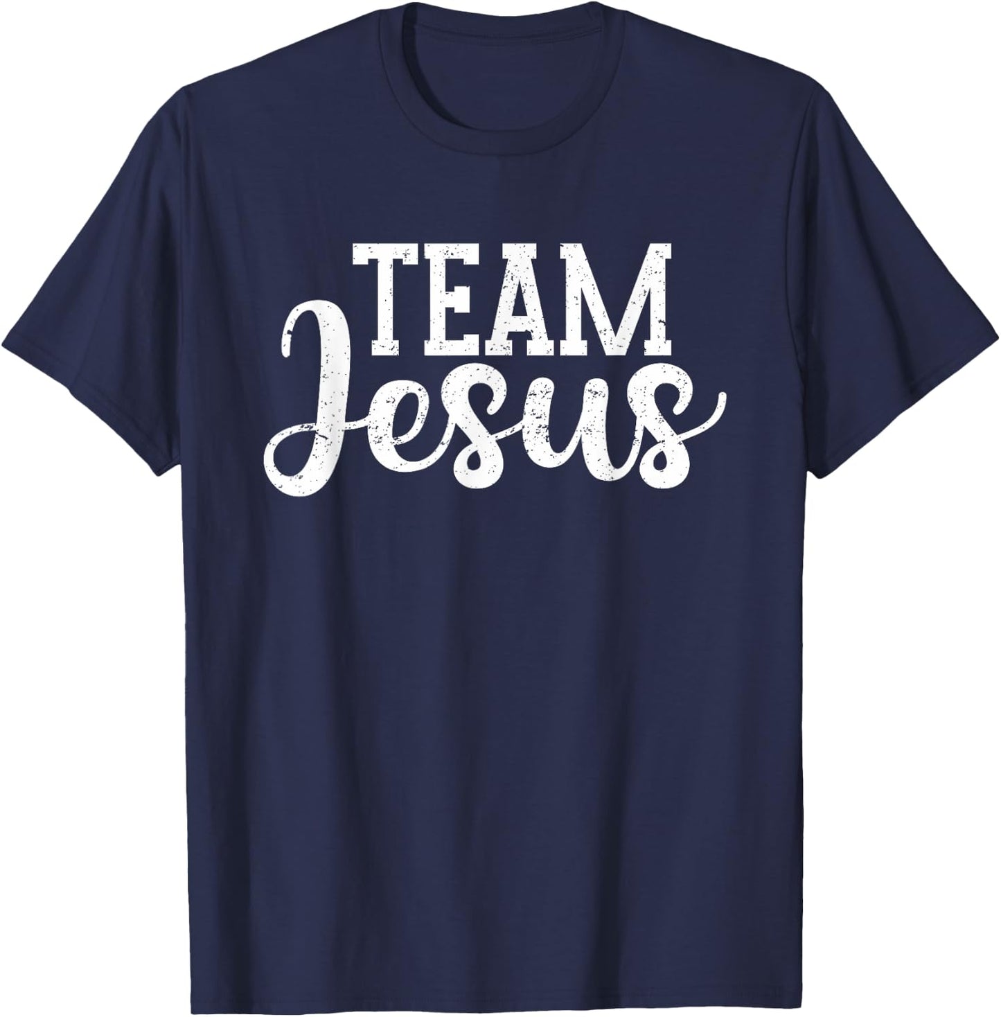 Team Jesus | Christian Jesus T-Shirt - T-Shirt | Navy