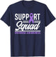End Overdose Support Squad Overdose Awareness T-Shirt - T-Shirt | Navy