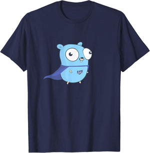 Developer Go Super Golang T-Shirt - T-Shirt | Navy