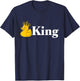 Rubber Duck Yellow Duck King T-Shirt - T-Shirt | Navy