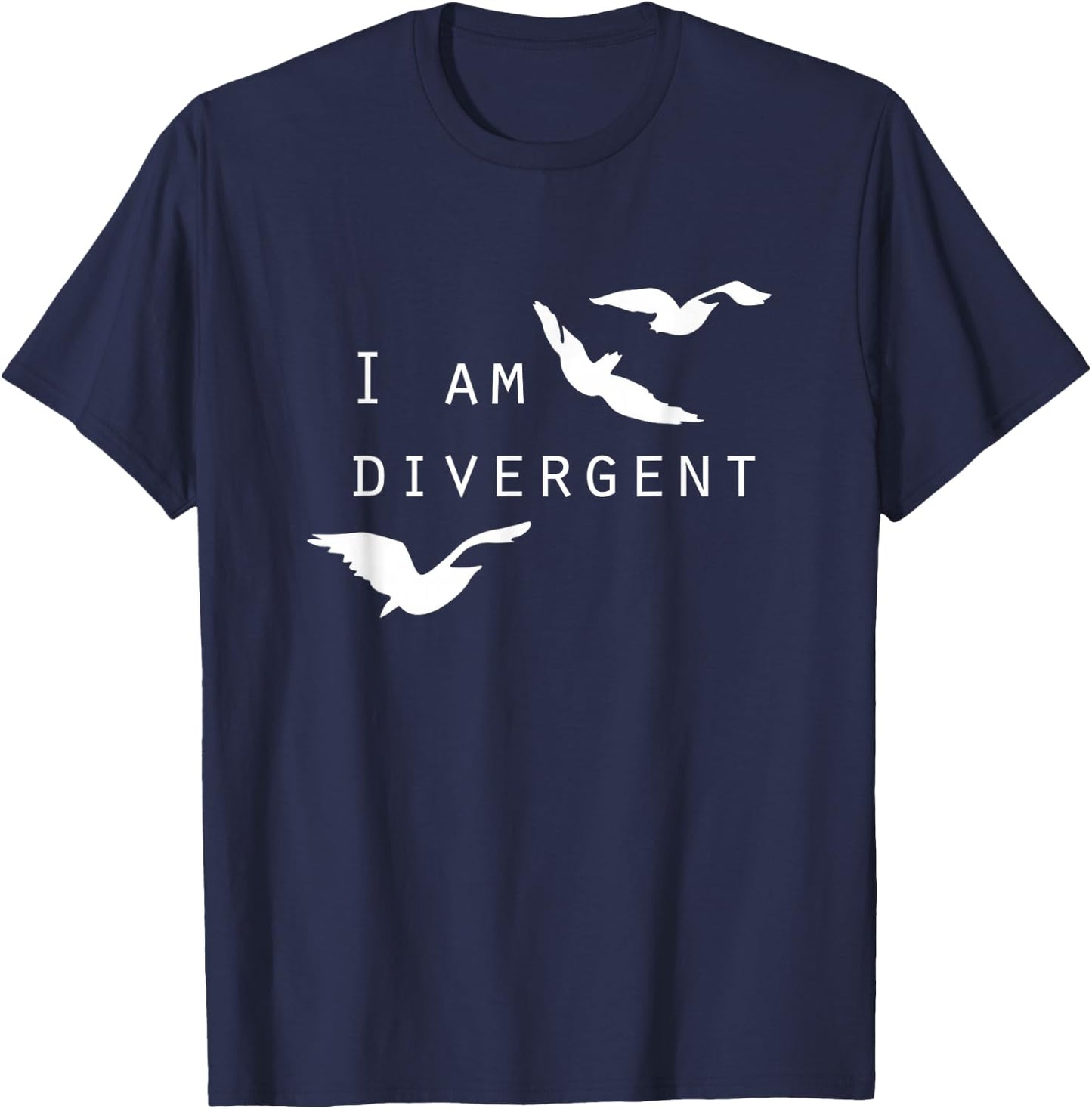 I am divergent, fantasy Book Lover T-Shirt - T-Shirt | Navy