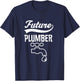 Kids Plumbing Gift Future Plumber T-Shirt - T-Shirt | Navy
