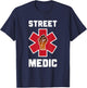 Street Medic Melanin Resist Fist Star of Life Protest T-Shirt - T-Shirt | Navy
