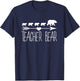 Teacher Bear For Educators - Teacher Appreciation T-Shirt - T-Shirt | Navy