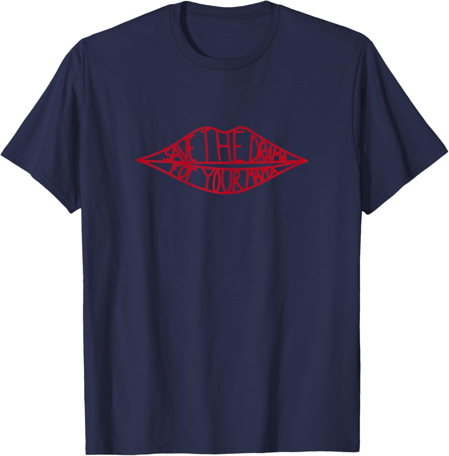 Save The Drama For Your Mama - Retro 90s T-Shirt - T-Shirt | Navy