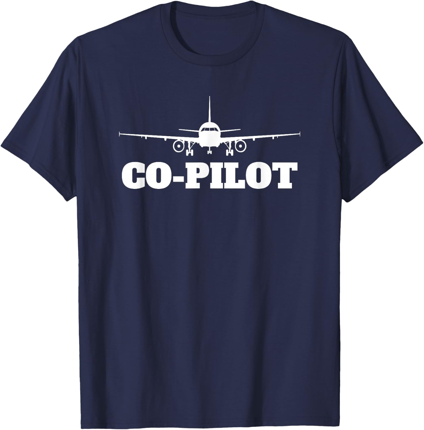 Aviation Airplane Fly Line Funny Vintage Pilot T-Shirt - T-Shirt | Navy