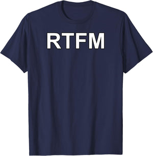 Rtfm T-Shirt - T-Shirt | Navy