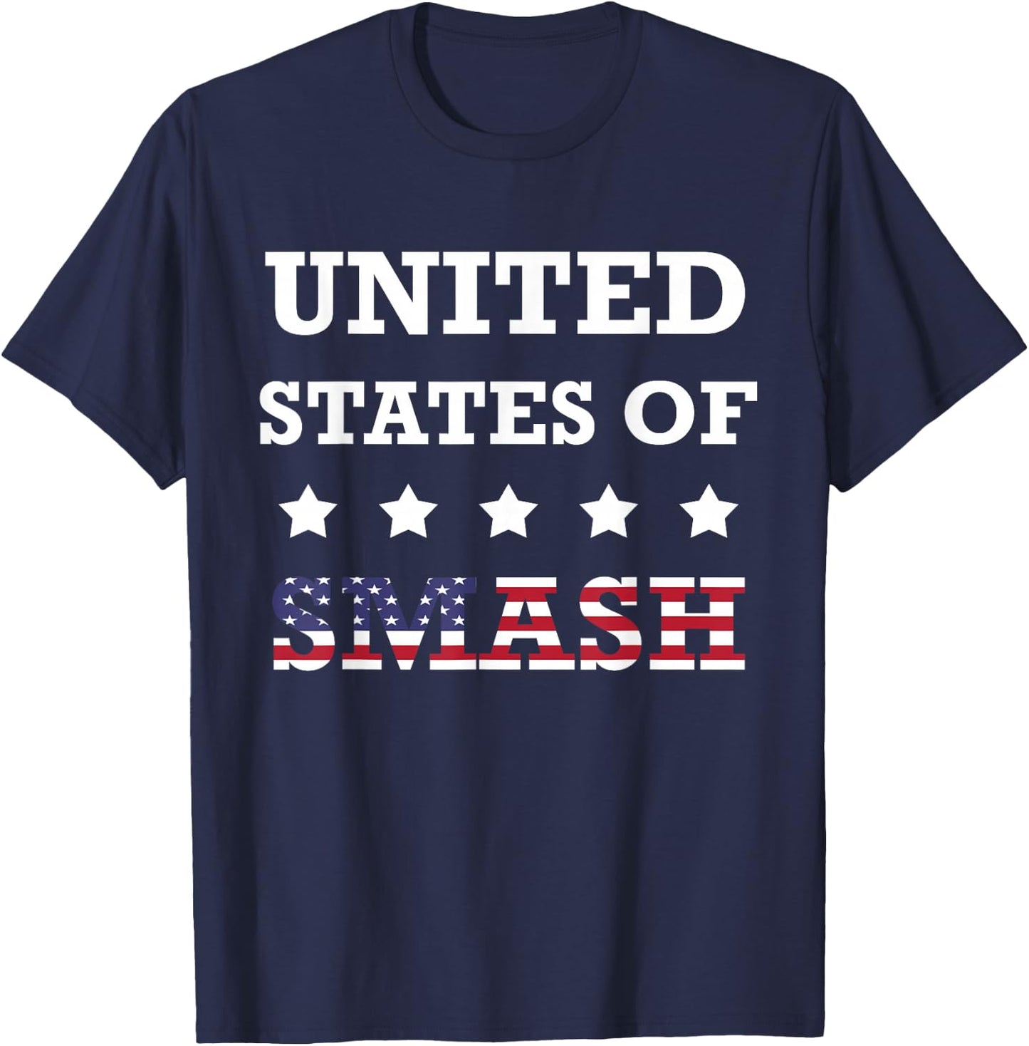 United States of Smash All Might Anime T-Shirt - T-Shirt | Navy
