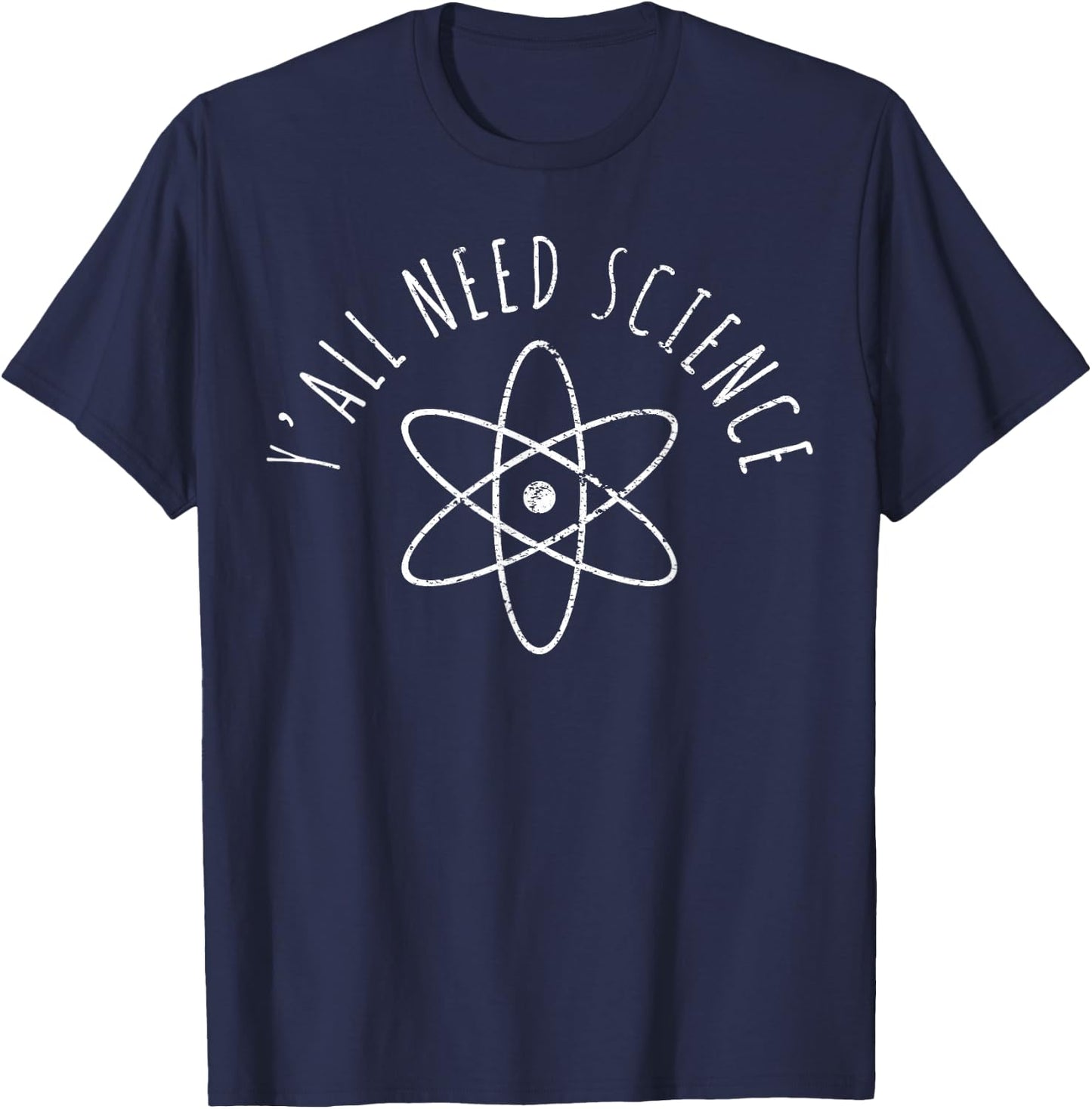Vintage Y'all Need Science T-Shirt - T-Shirt | Navy