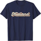 70's 80's USA City - Vintage Midland T-Shirt - T-Shirt | Navy