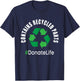 Contains Recycled Parts - Organ Transplant Kidney Liver Small T-Shirt - T-Shirt | Navy