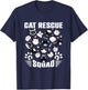 Cat Rescue Squad Animal Rescue Cat Rescue Animals Be Hero T-Shirt - T-Shirt | Navy