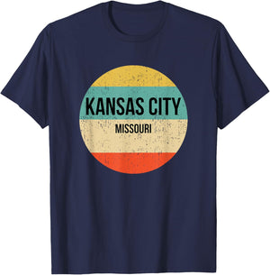 Kansas City Missouri Jersey | Kansas City T-Shirt - T-Shirt | Navy