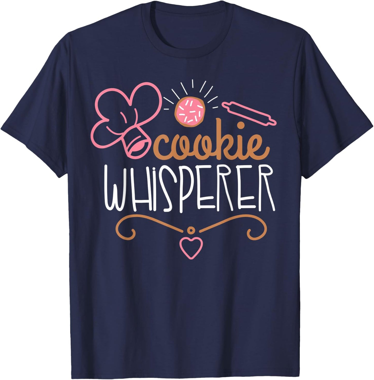 Cookie Whisperer Design Cookie Decorating Design T-Shirt - T-Shirt | Navy