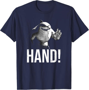 The Suicide Squad Hand Shark T-Shirt - T-Shirt | Navy