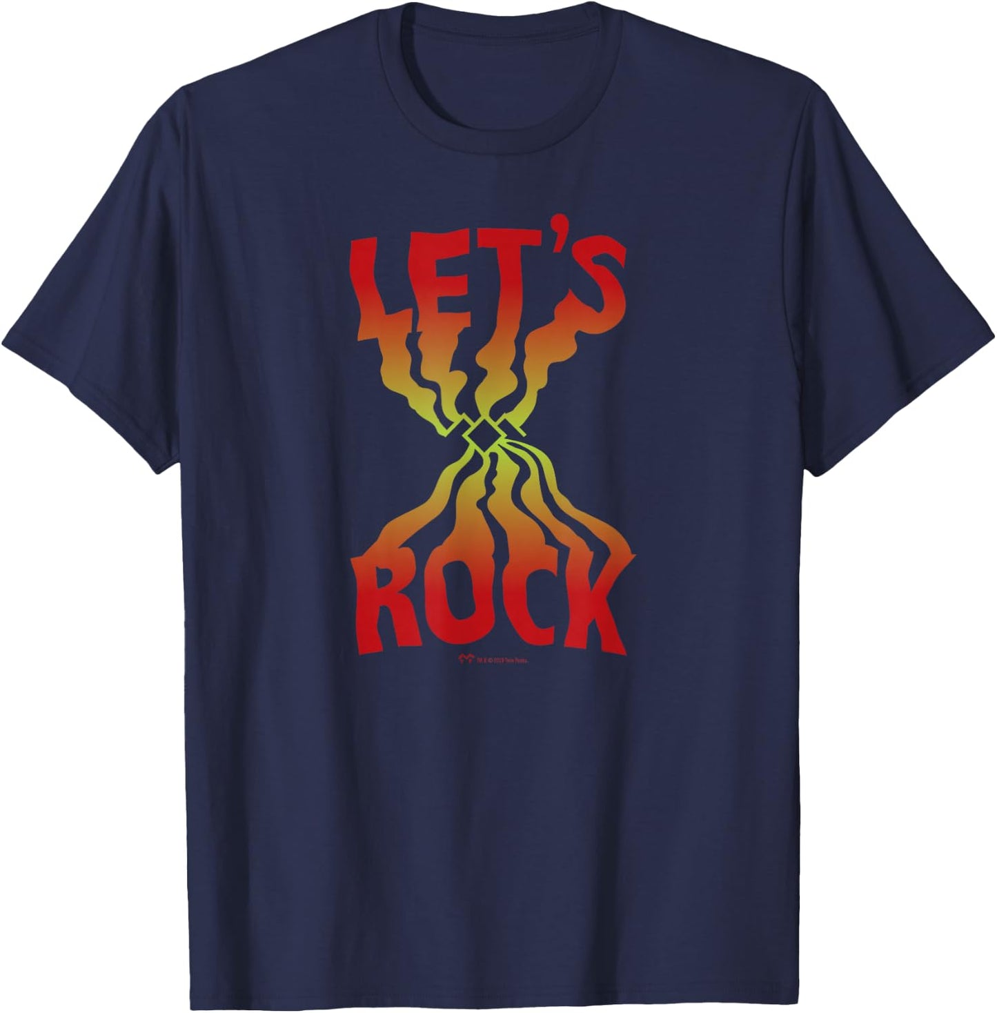 Twin Peaks Let's Rock T-Shirt - T-Shirt | Navy