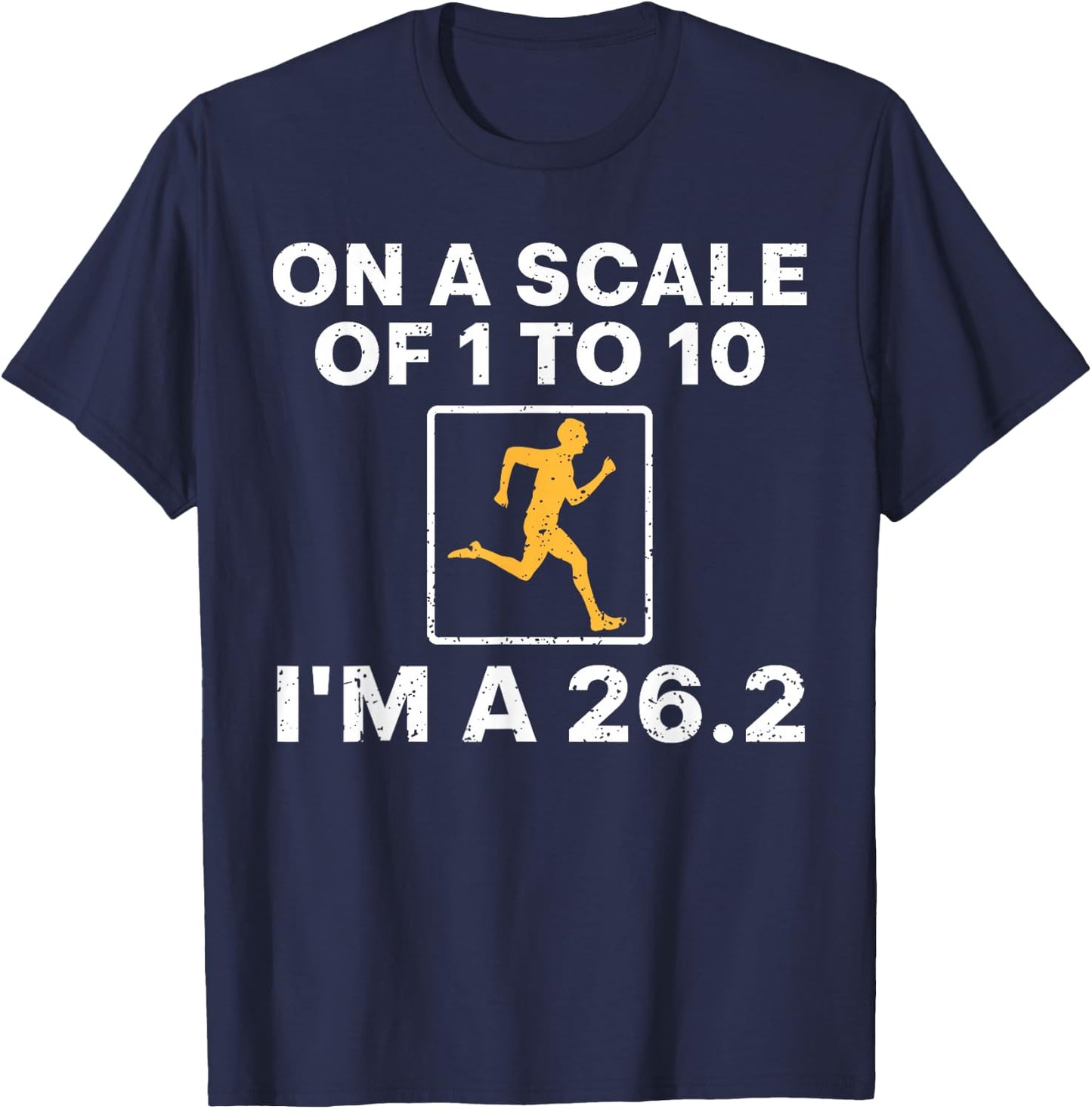 Funny Marathon Art Men Women Marathon Finisher Marathoner T-Shirt - T-Shirt | Navy