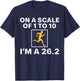 Funny Marathon Art Men Women Marathon Finisher Marathoner T-Shirt - T-Shirt | Navy