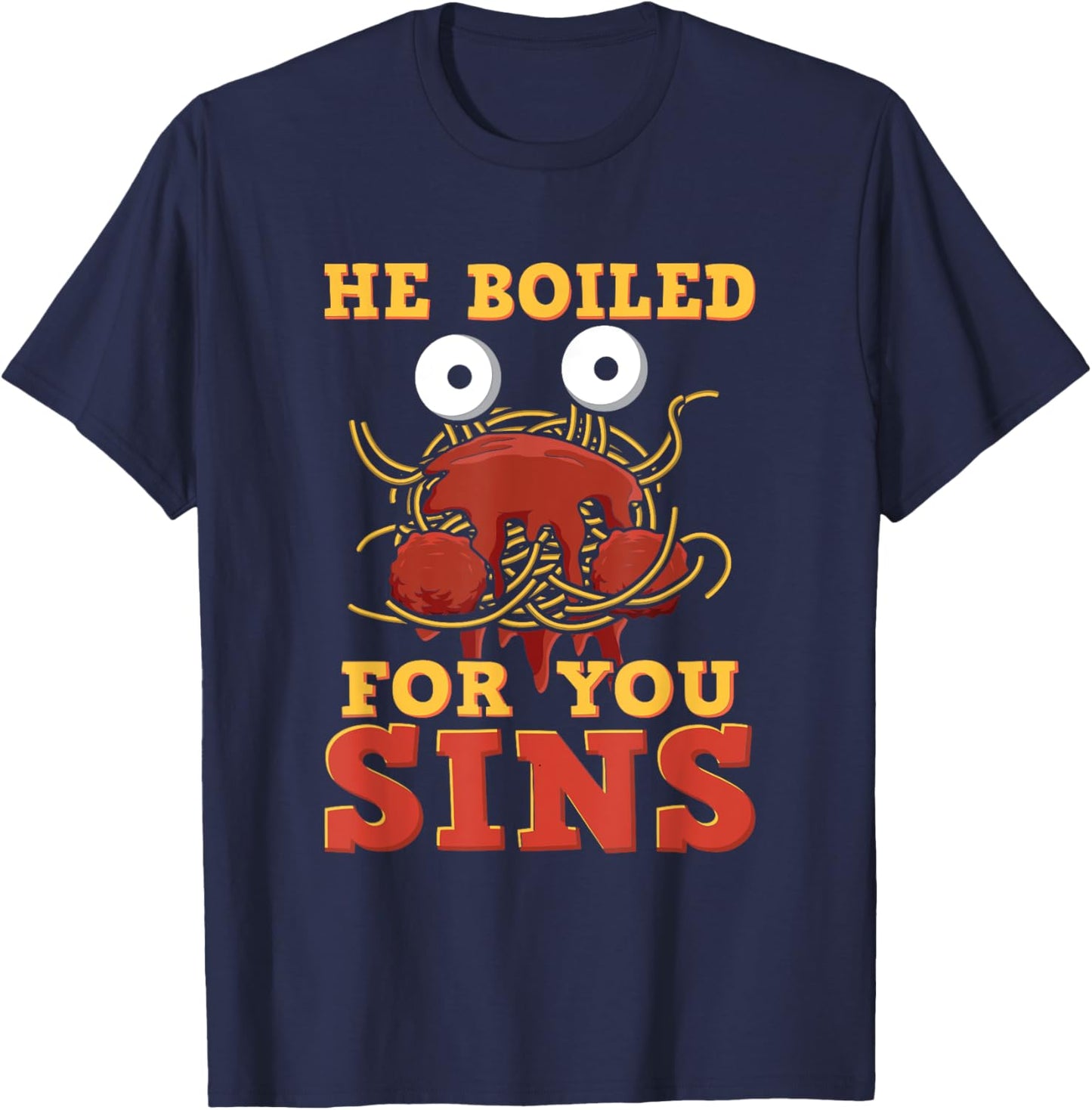 flying spaghetti monster - FSM T-Shirt - T-Shirt | Navy