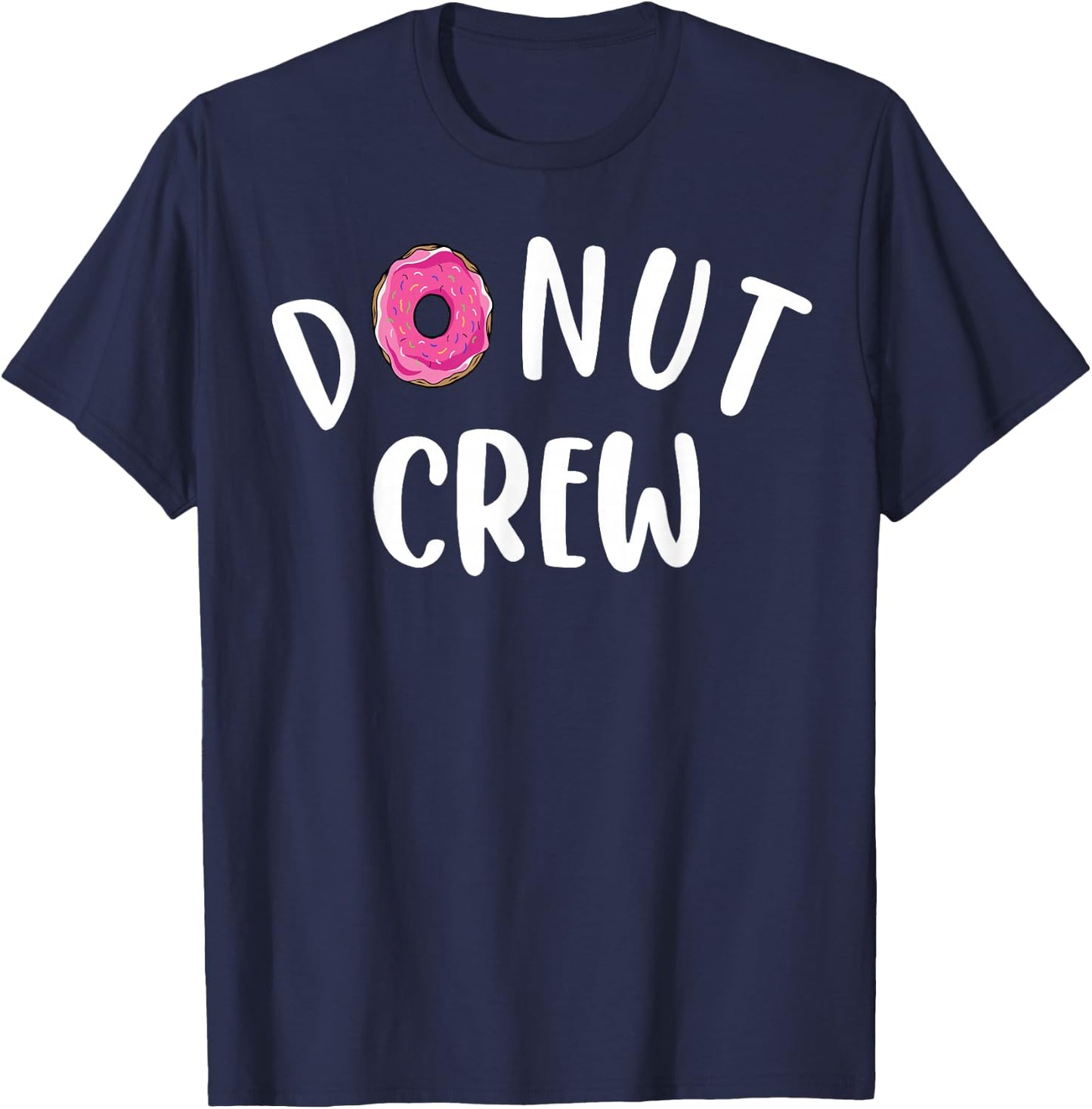 Funny Donut Crew Design Women Kids Donut Squad Lover T-Shirt - T-Shirt | Navy