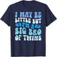 I'm A Big Bro Of Twins Big Bro Big Twin Brother T-Shirt - T-Shirt | Navy