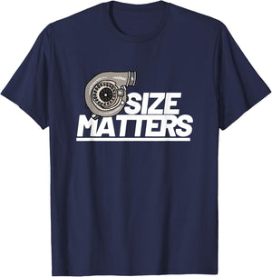 Size Matters Turbo Car Show T-Shirt - T-Shirt | Navy