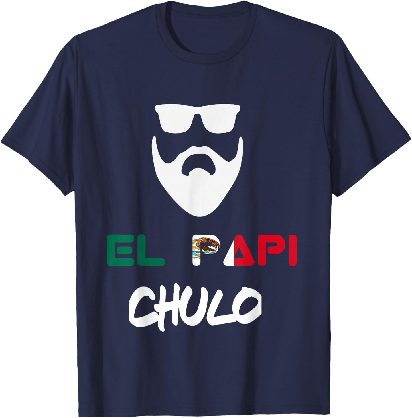 Dia de los padres regalo el papi chulo T-Shirt - T-Shirt | Navy