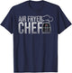 Air Fryer Chef graphic art vintage distressed style T-Shirt - T-Shirt | Navy