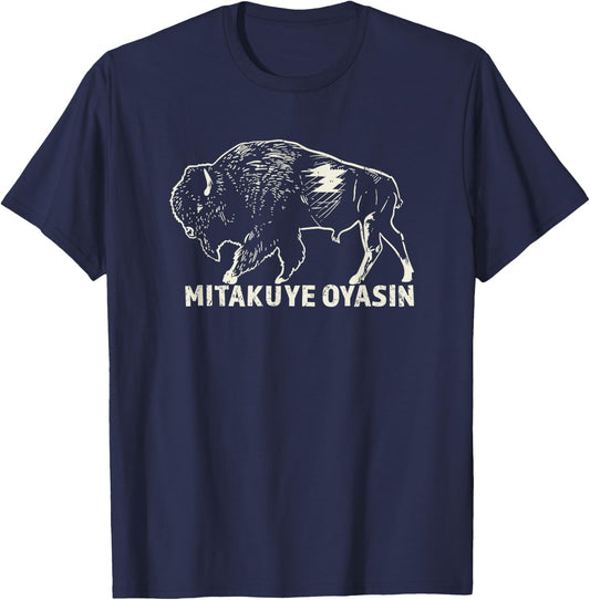 Native American Pride I Lakota Tribe Teton Sioux Nation T-Shirt - T-Shirt | Navy