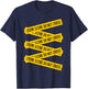Forensic Science Crime Scene Do Not Cross Forensics T-Shirt - T-Shirt | Navy