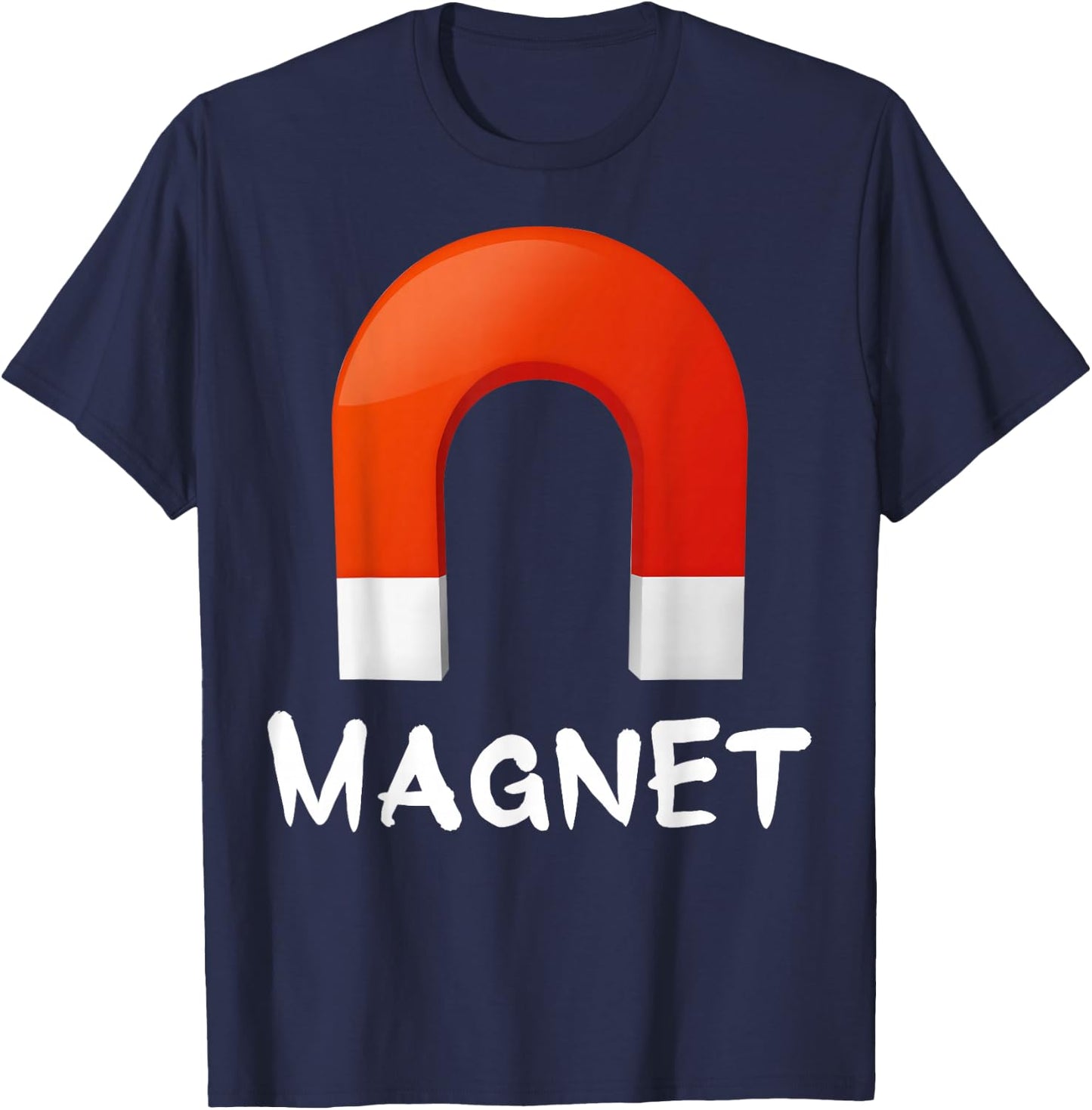 Magnet Halloween Costumes Shirt Matching For Couples T-Shirt - T-Shirt | Navy