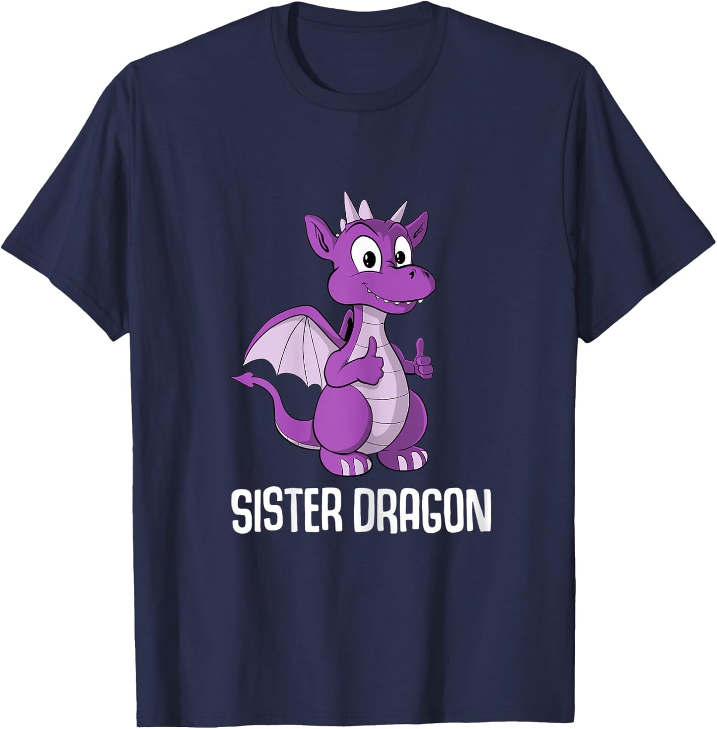 Sister Dragon T-Shirt - T-Shirt | Navy